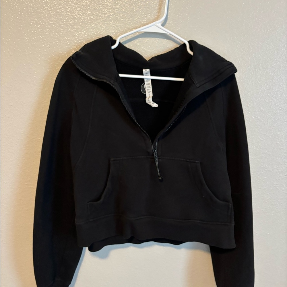 lululemon athletica Black Half-Zip Hoodie